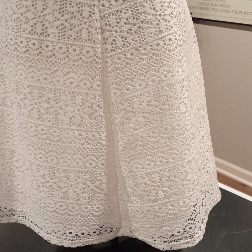 NWT Notations White LACEY Lined Dress Petite NWT - Picture 5 of 15